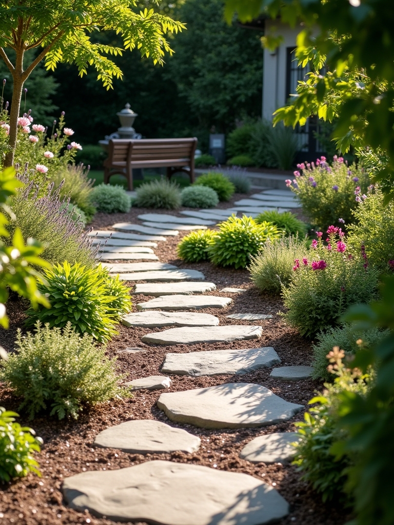 natural stone pathway design