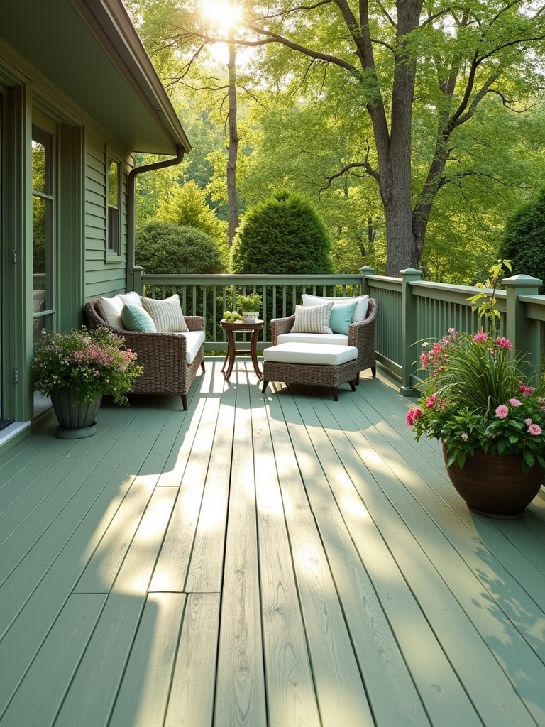 nature inspired deck color