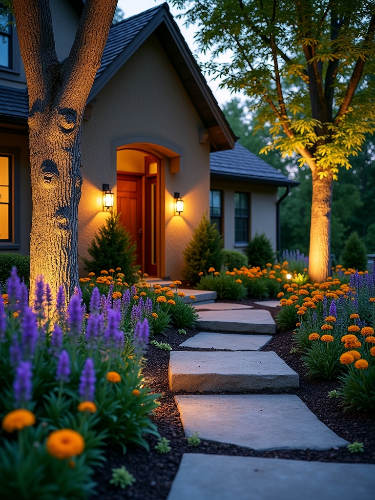 nighttime entryway lighting options