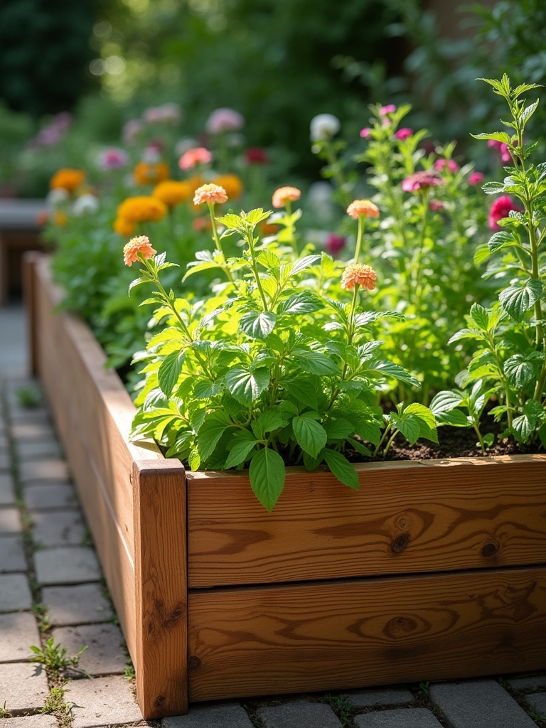 organized and thriving garden