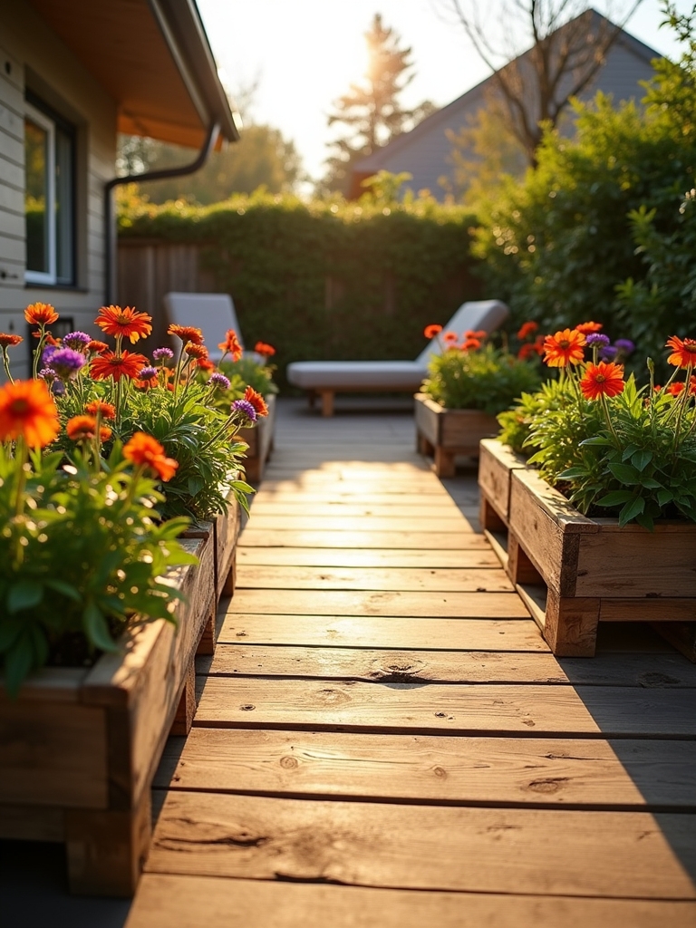 pallet deck planter ideas