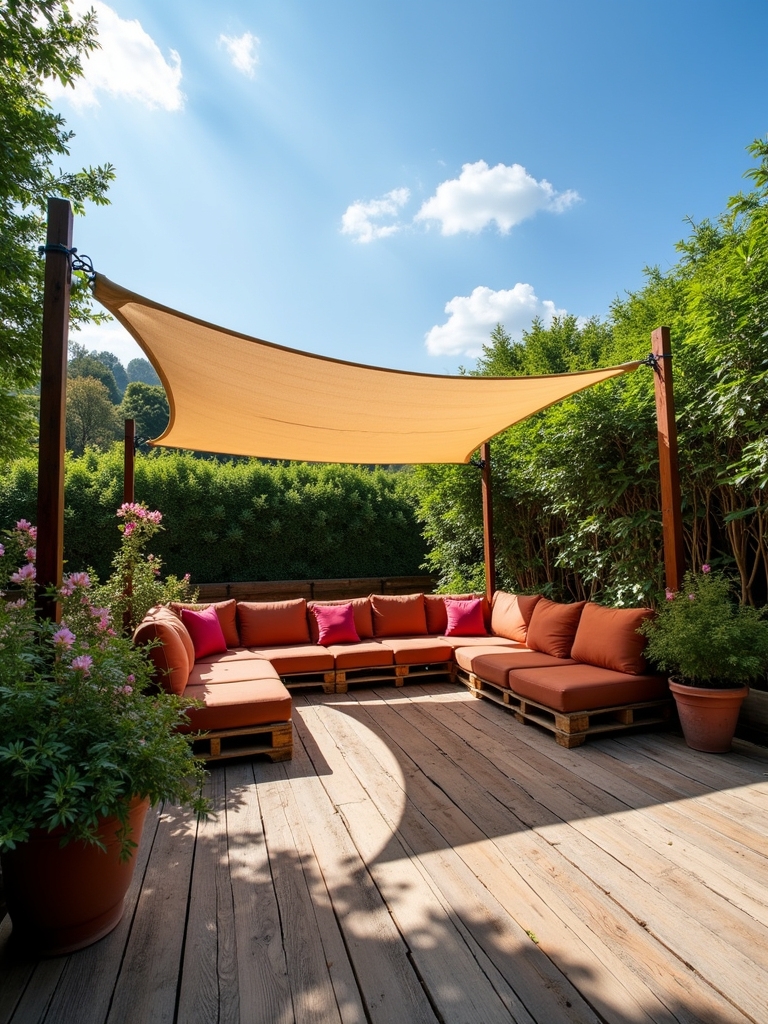 pallet deck with canopy