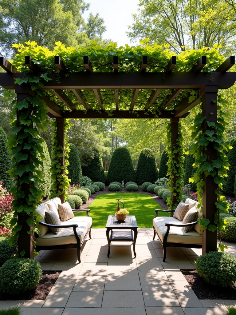 pergola for outdoor enhancement