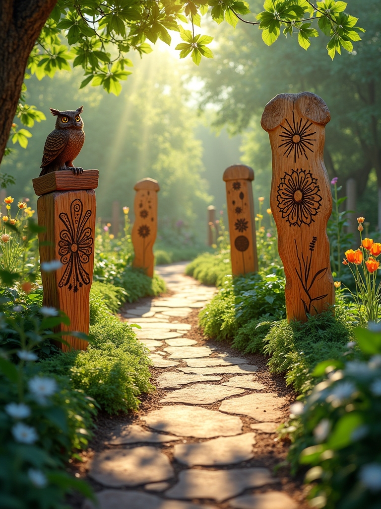personalized decorative garden markers