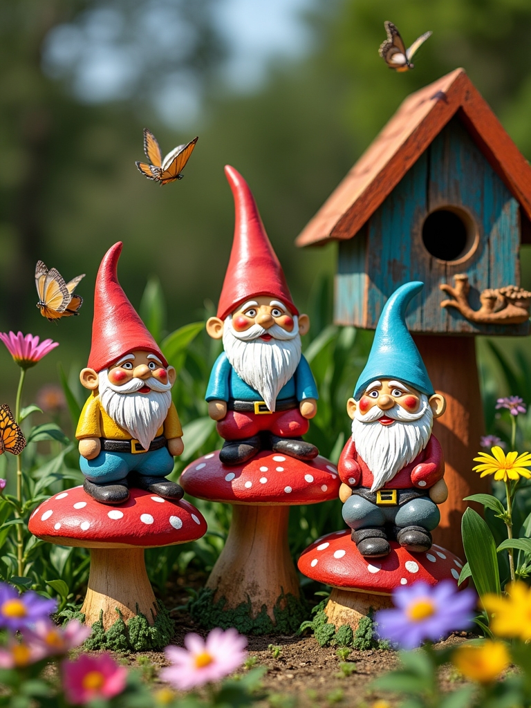 playful customizable garden gnomes