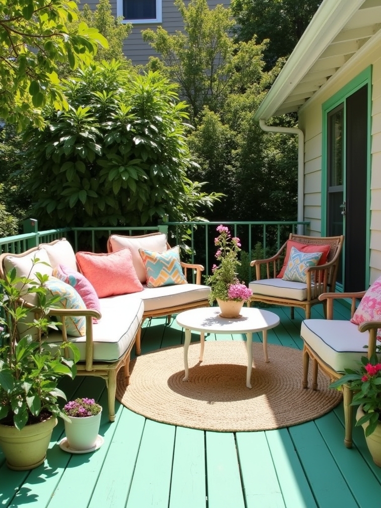 playful mint green accents
