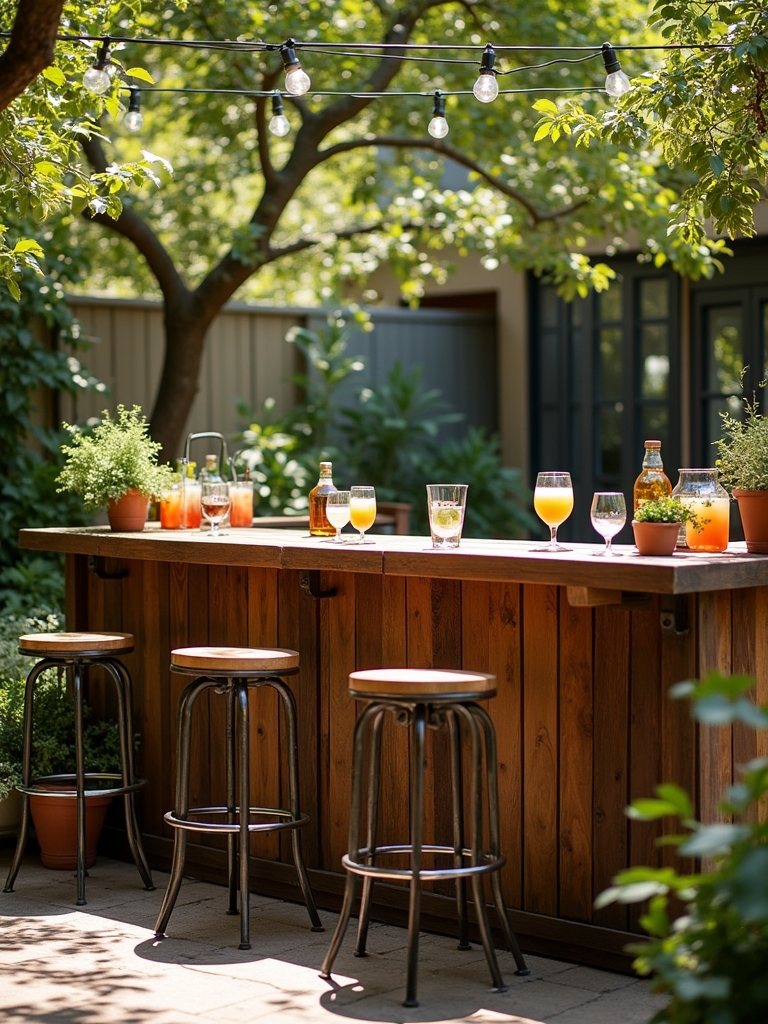 rustic outdoor bar ideas