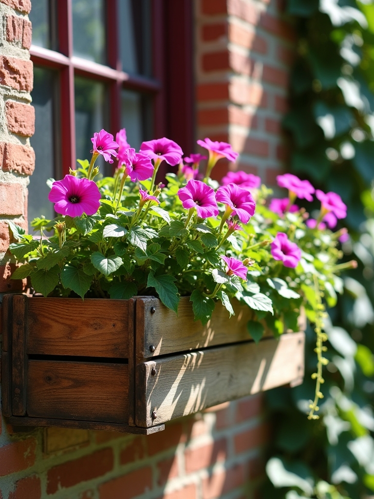 rustic vintage wine planters