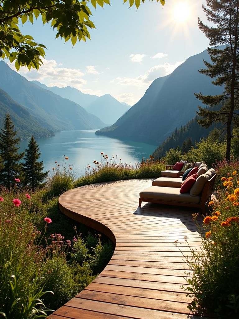 scenic deck with comfort