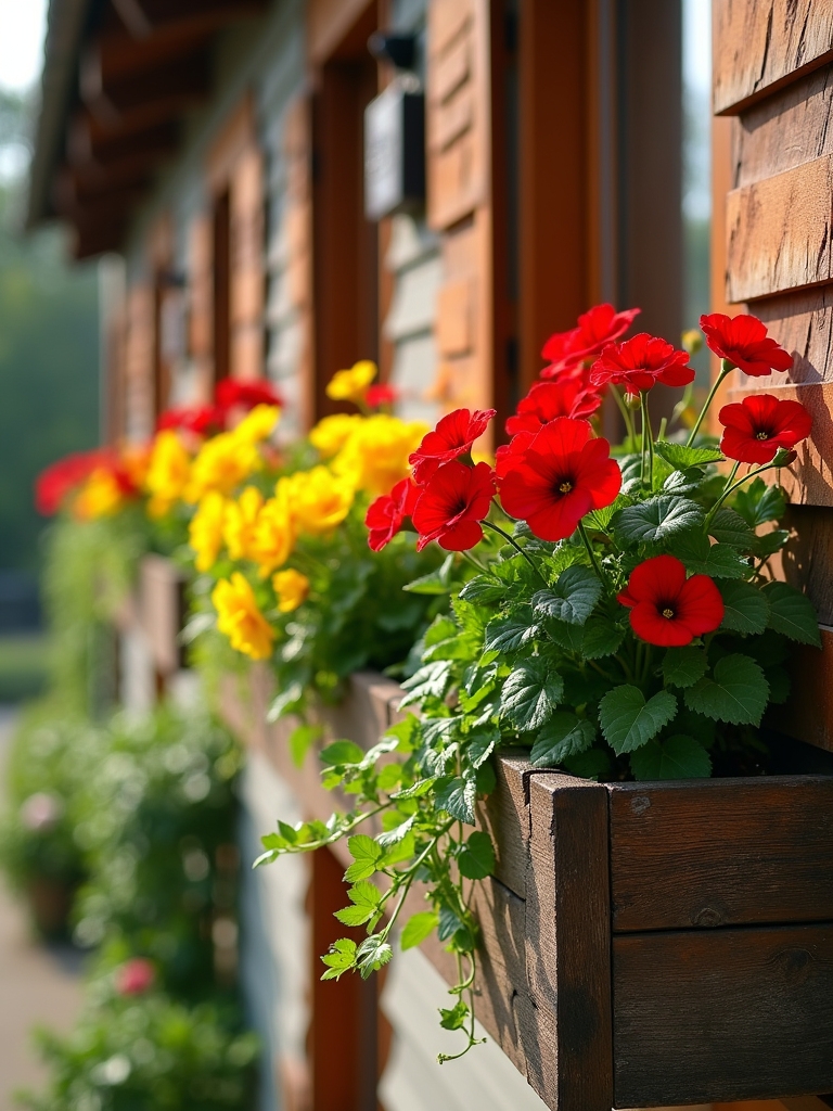 seasonal window box decorations