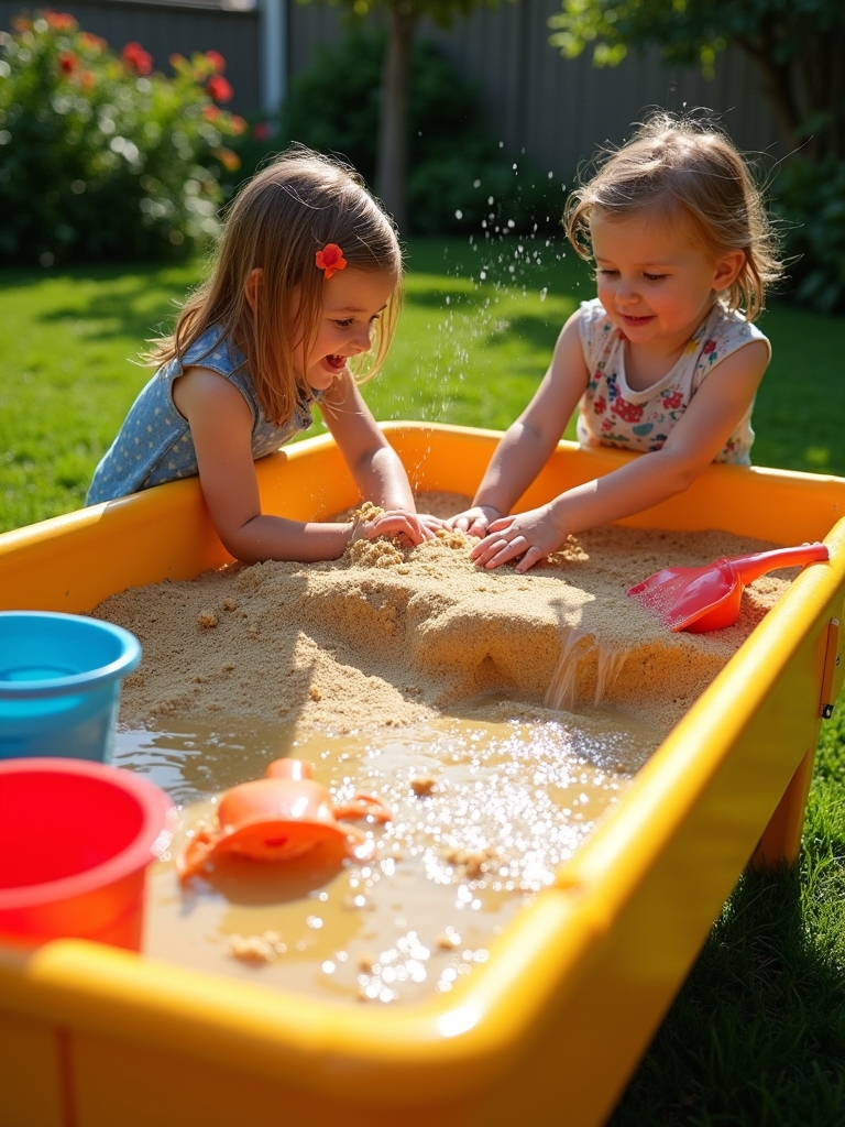 sensory sand and water exploration