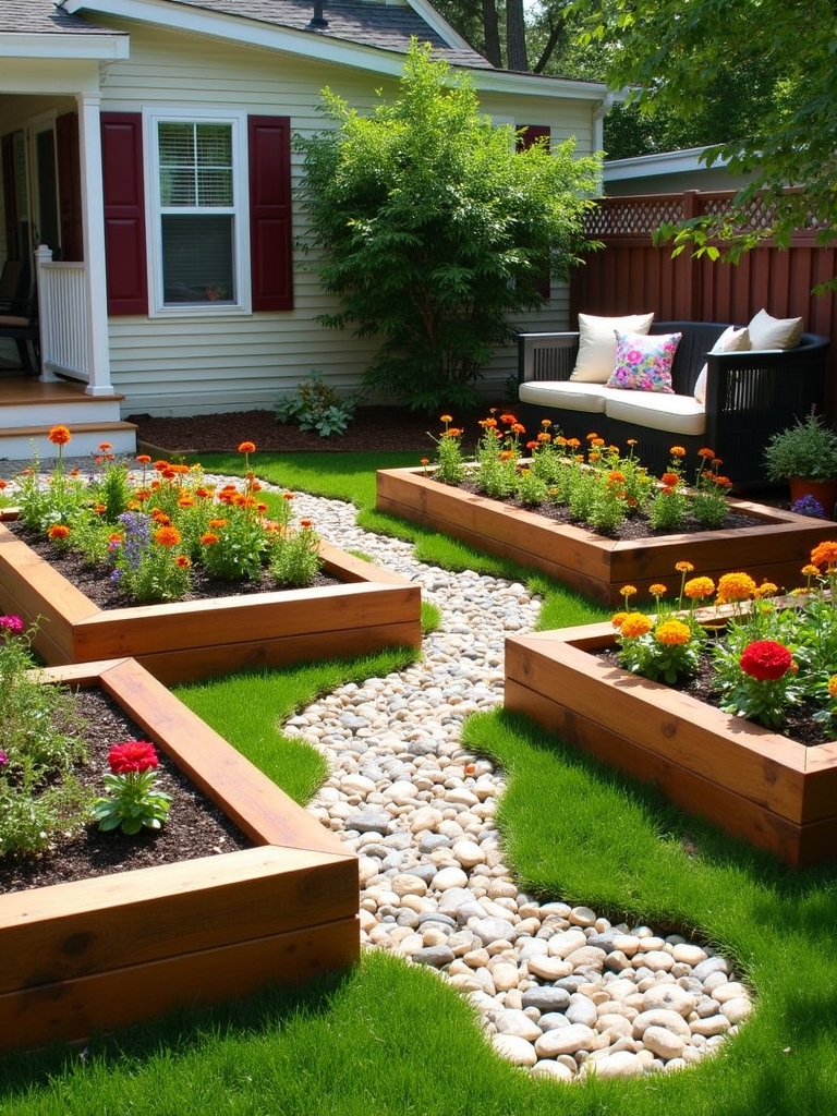 simplified gardening with raised beds