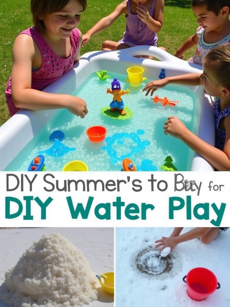 snow and water play