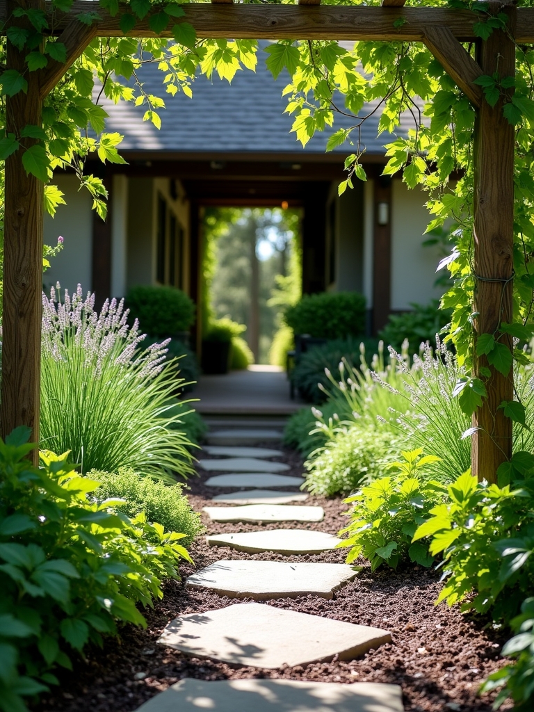 stylish practical herb garden