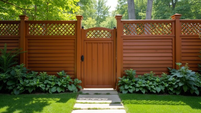 stylish security fence designs