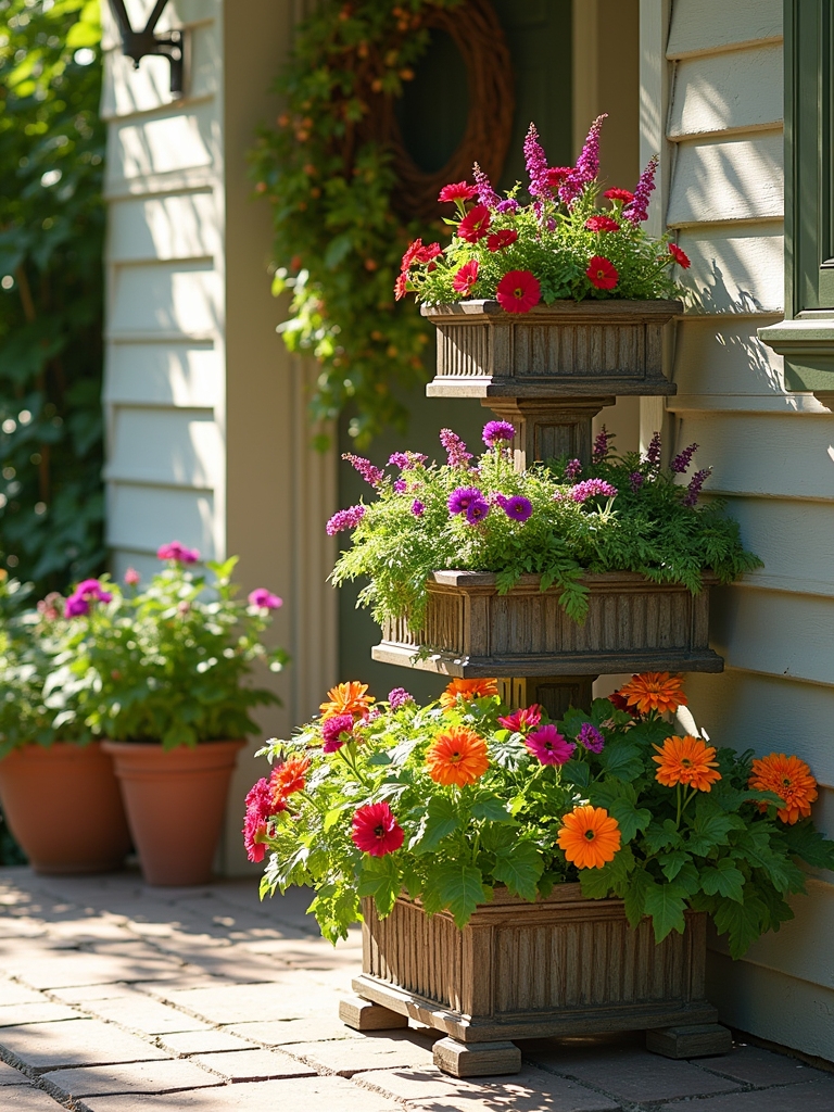stylish space saving planter stands