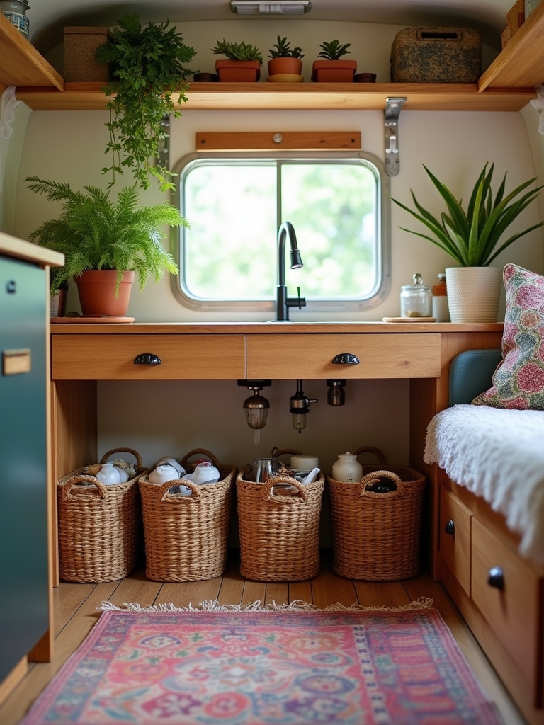 stylish storage with baskets