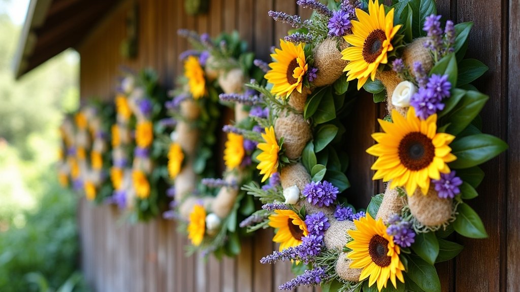 sunny summer door decor