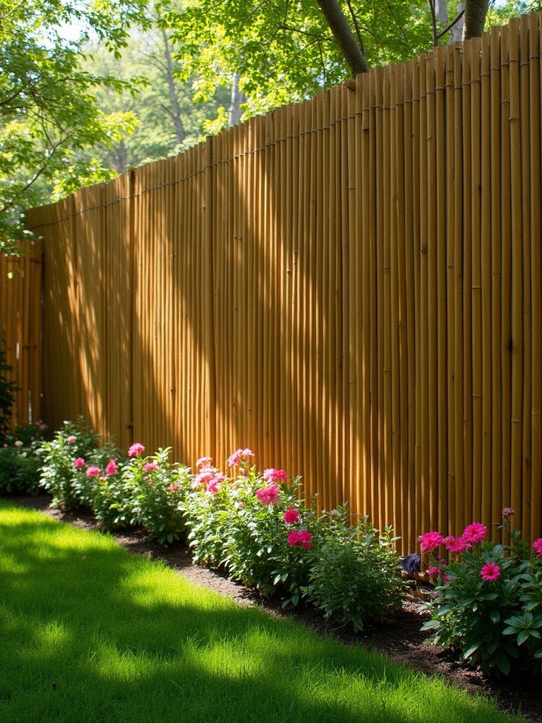 sustainable bamboo fencing solution