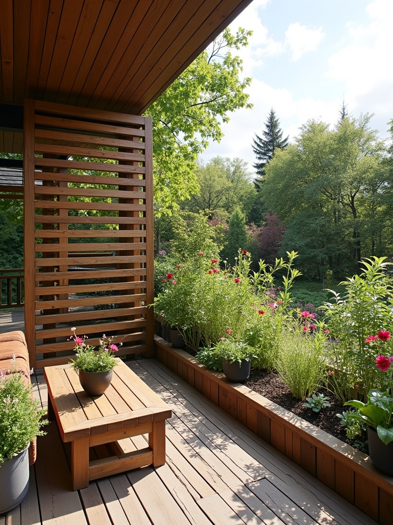 sustainable lush rooftop oasis