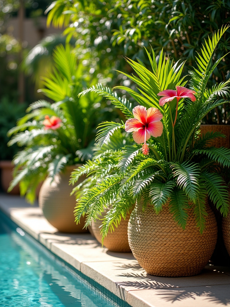 textured basket planter ideas