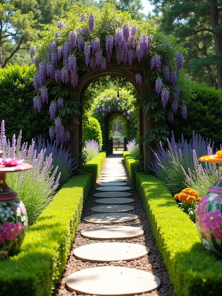 themed garden transformation elements