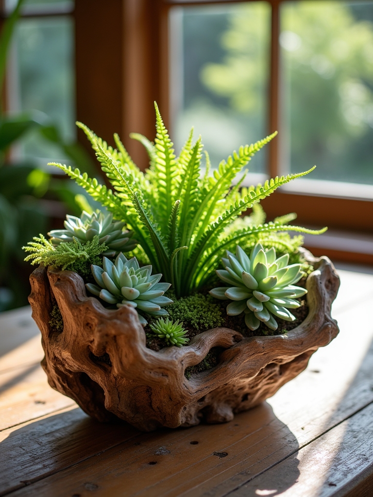 unique natural charm planters