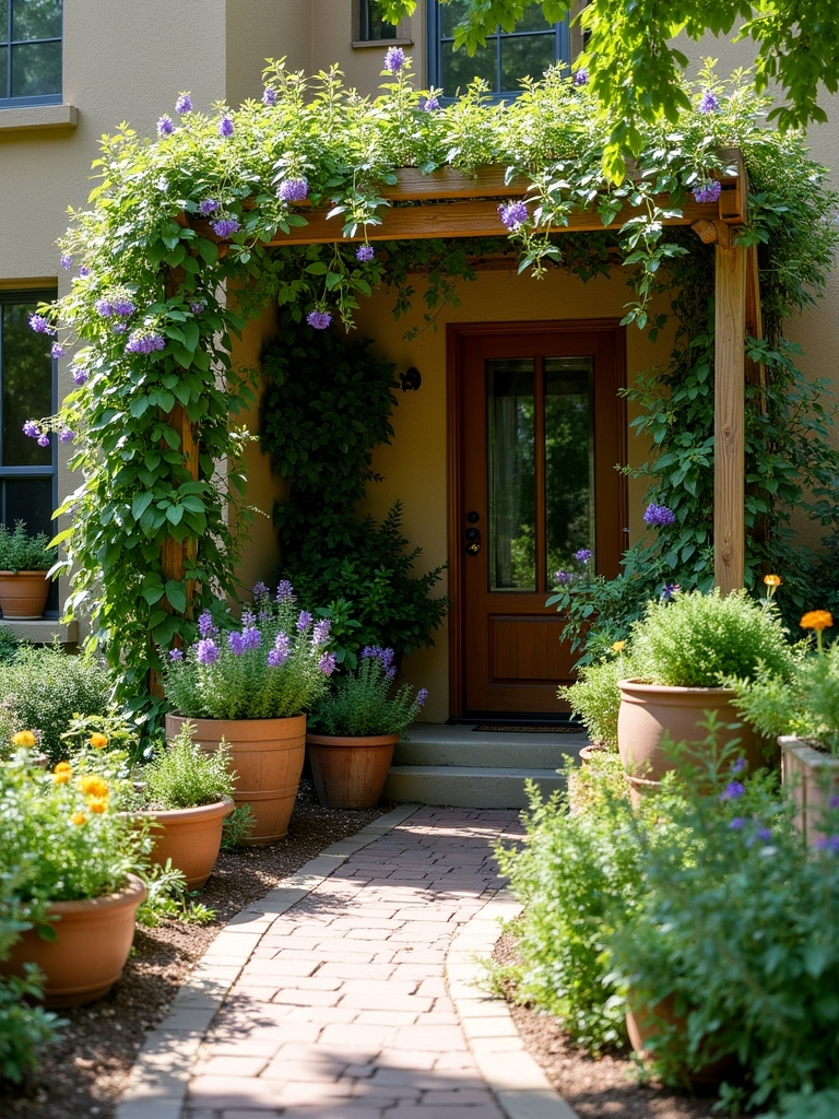vertical gardening for entryway