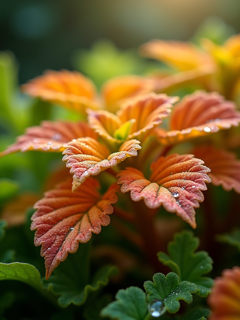 vibrant golden orange foliage beauty