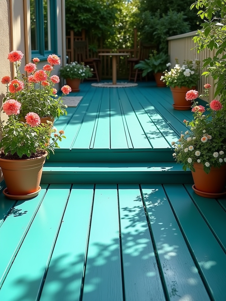 vibrant rich teal retreat
