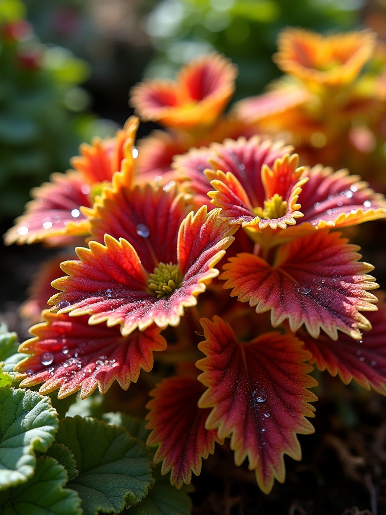 vibrant shade loving foliage