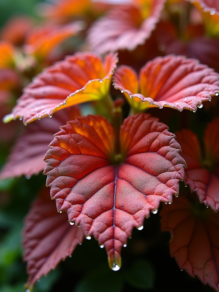 vibrant shade loving foliage