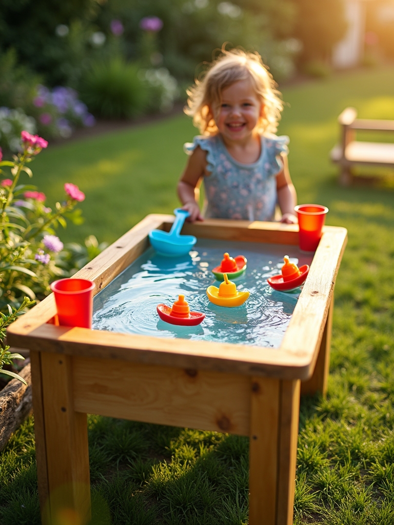 water play table safety