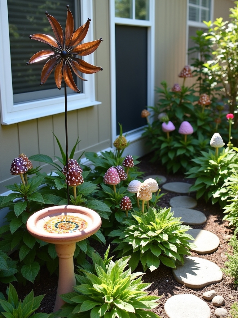 whimsical personal garden sculptures