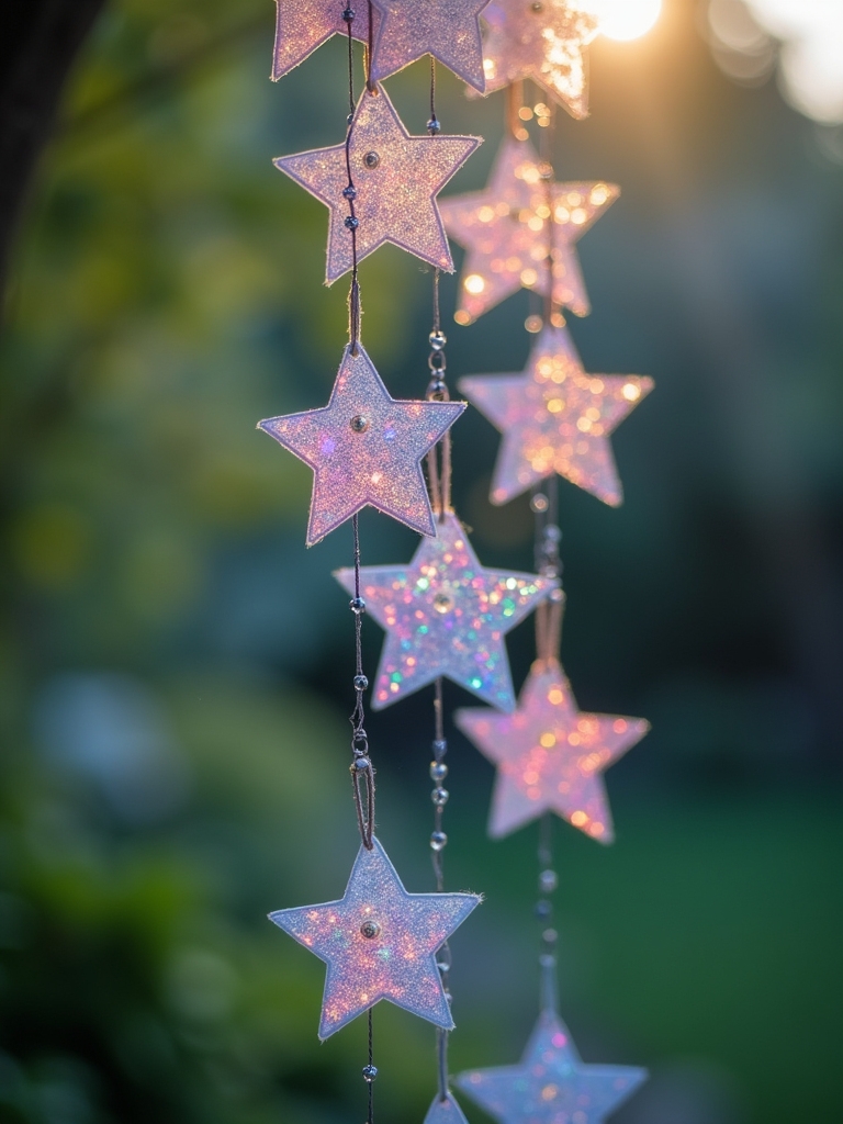 whimsical star wall decor