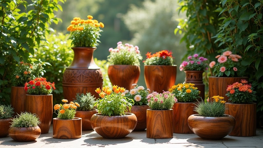 wood planters to create