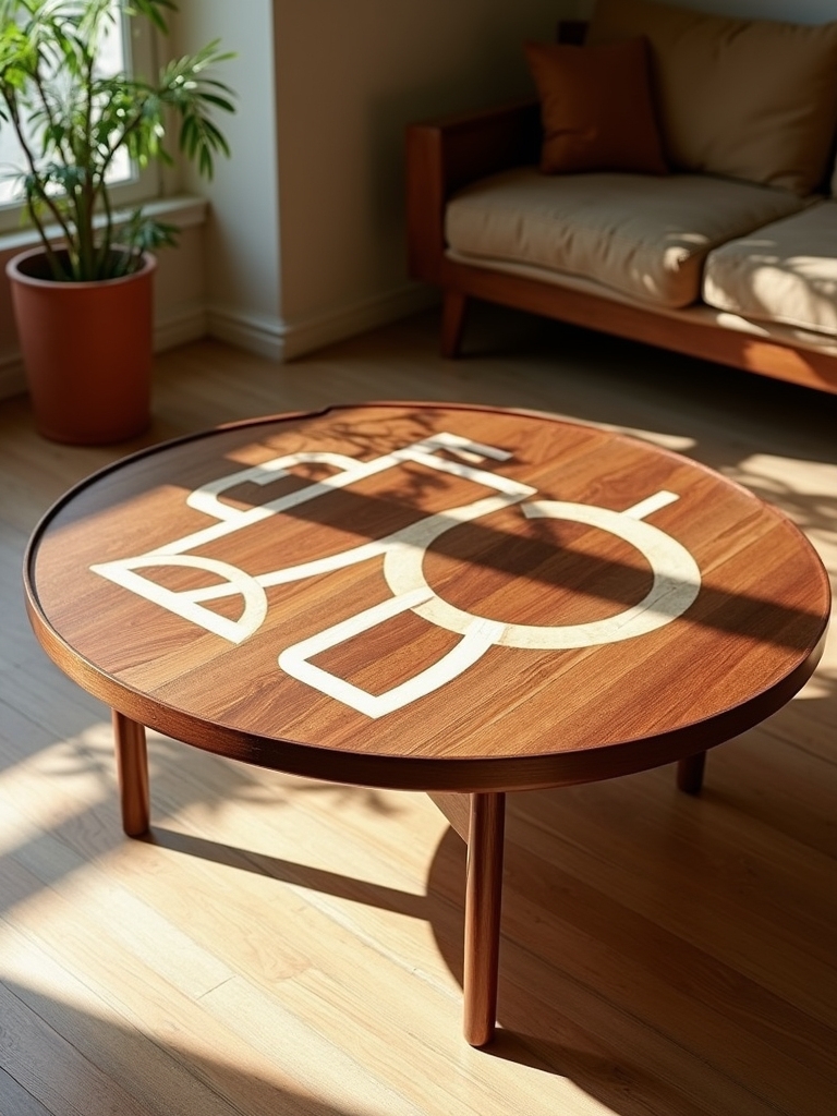 artistic abstract coffee tables