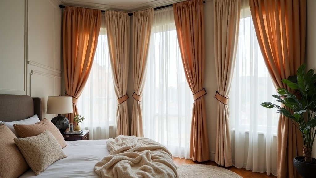 bedroom curtain design ideas