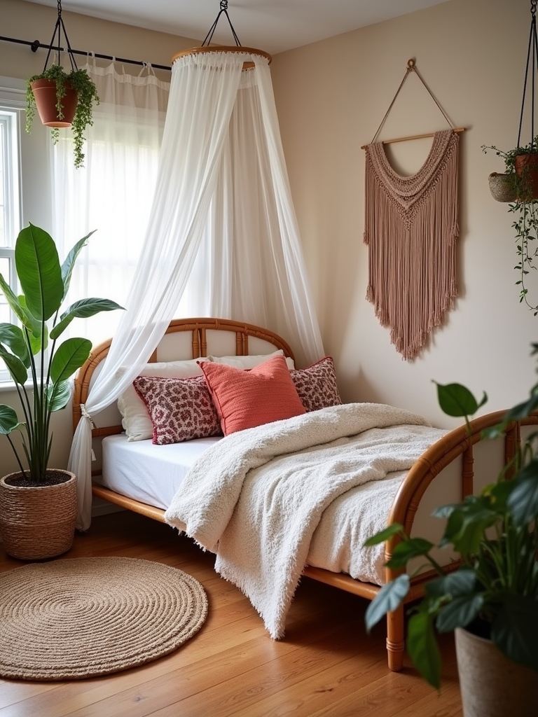 boho chic bedroom decor