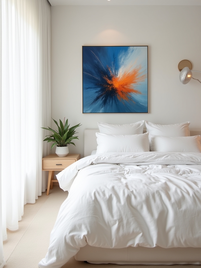 bold artwork transforms bedrooms