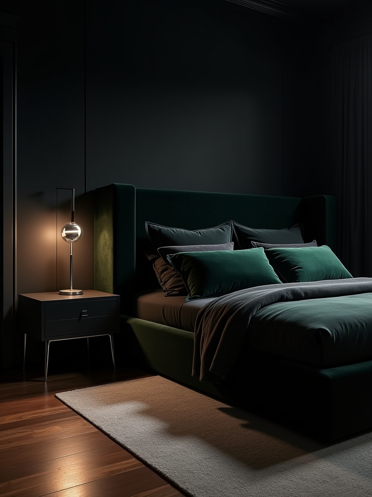 bold black bedroom furniture