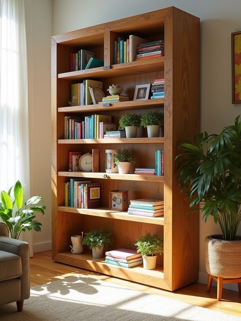 bookshelf space divider tips