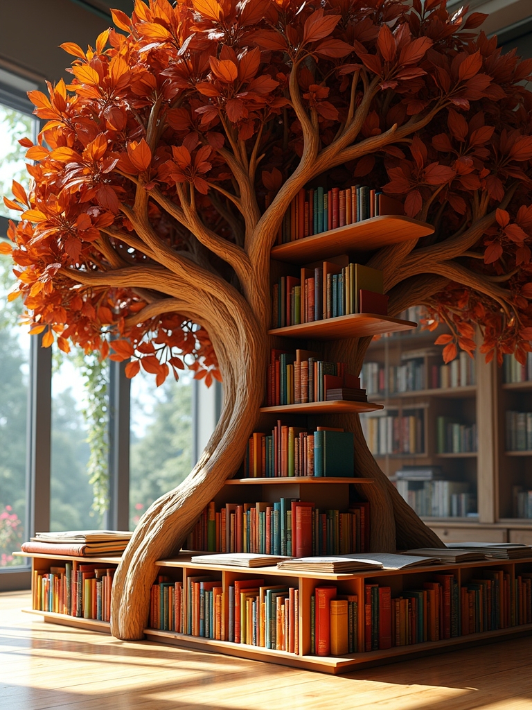 bookshelf symbolizing knowledge growth