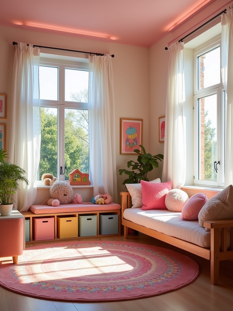 brighten playroom with leds