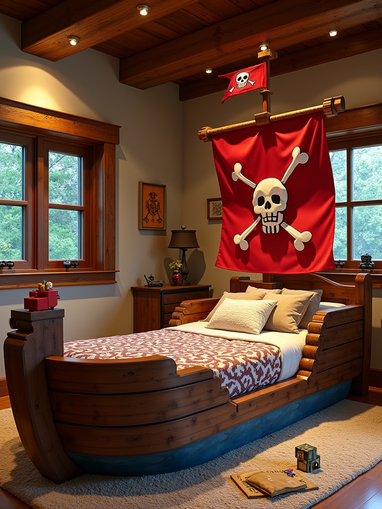build a pirate ship bed