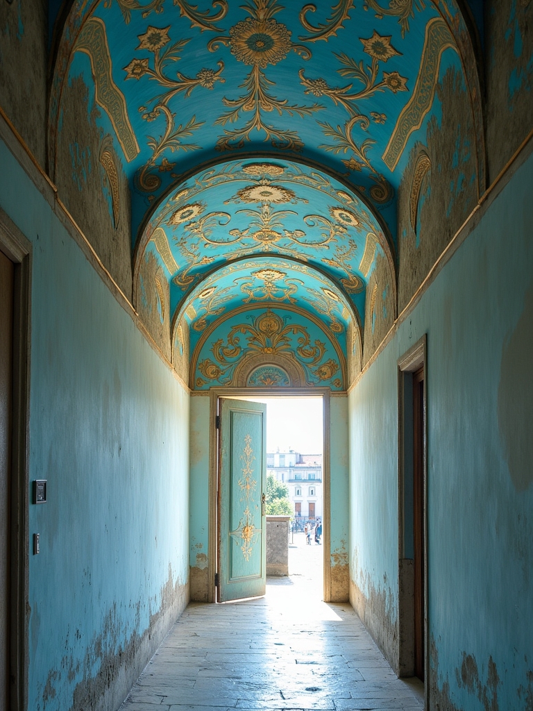 ceiling color creates atmosphere