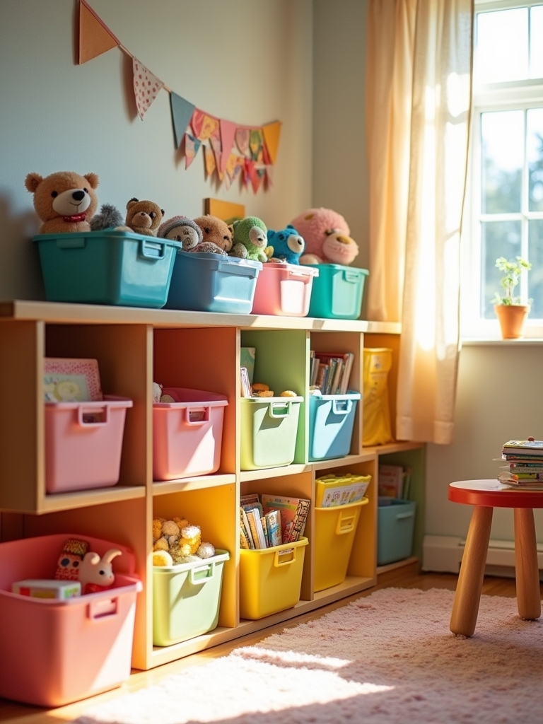 clear bins enhance organization