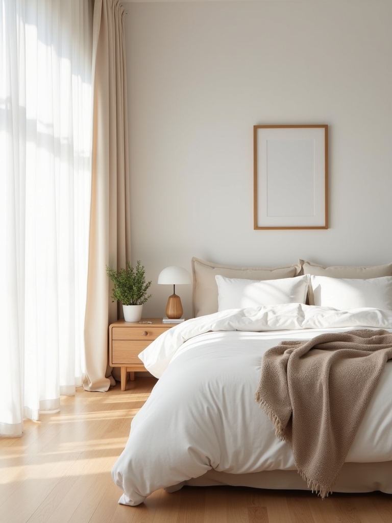 clutter free bedroom surfaces