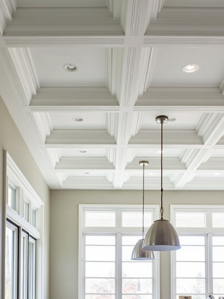 coffered ceilings enhance interiors
