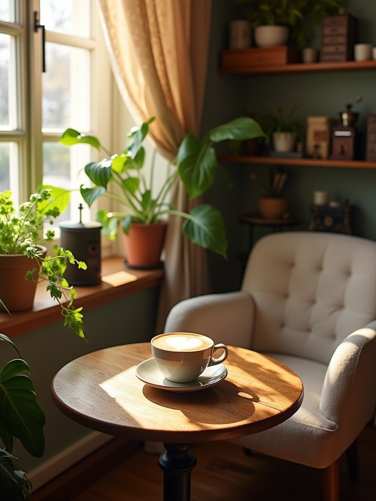 cozy coffee corner retreat